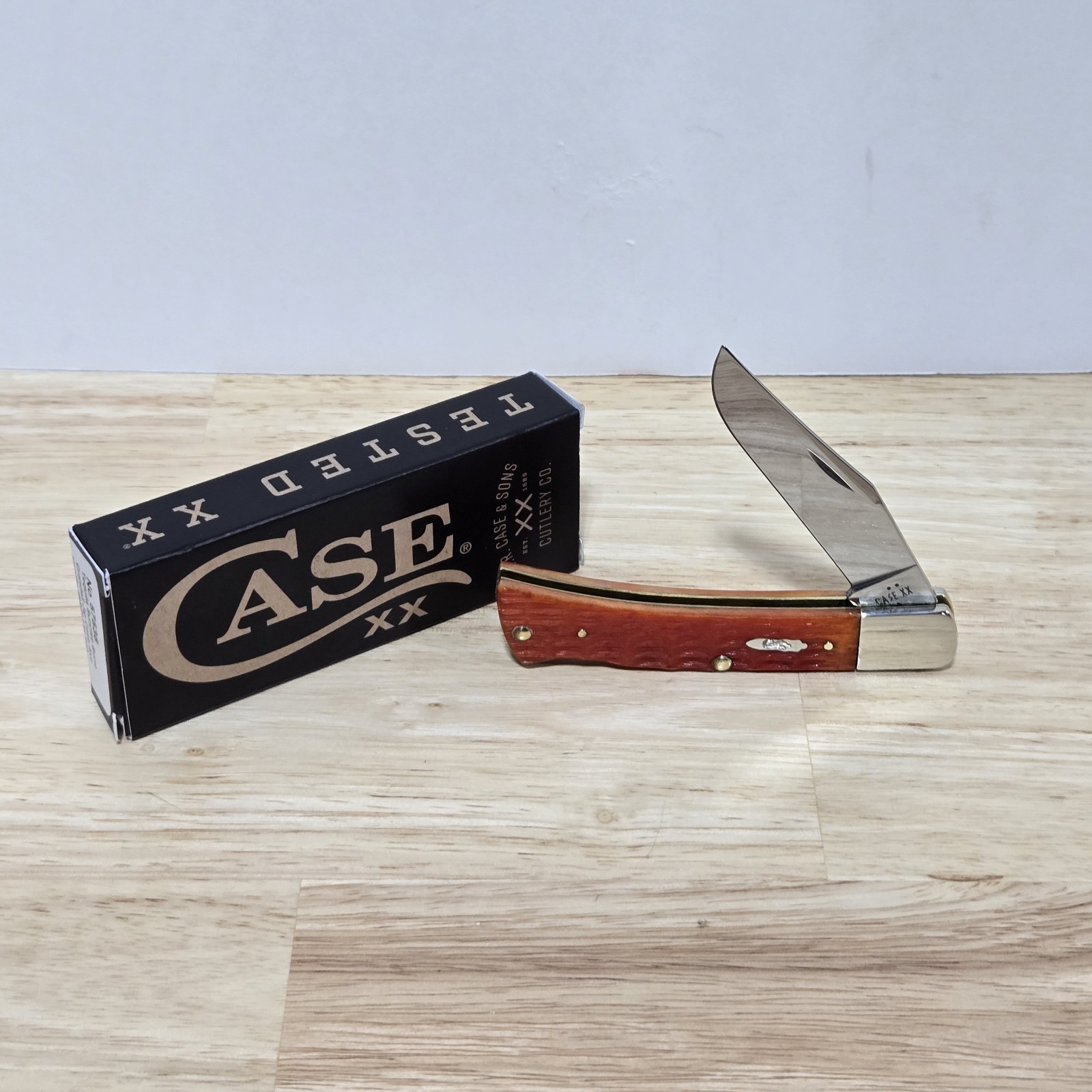 2026 Case XX BR61135 SS Knife Tequilla Sunrise Bone Crandall Jig Axe Handle