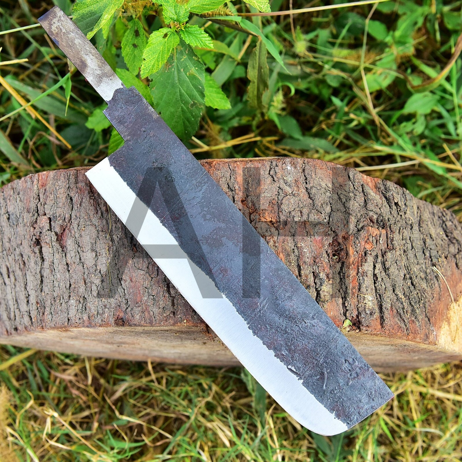 HAND FORGED 1095 HIGH CARBON STEEL BLANK BLADE MEAT CLEAVER KNIFE -1217