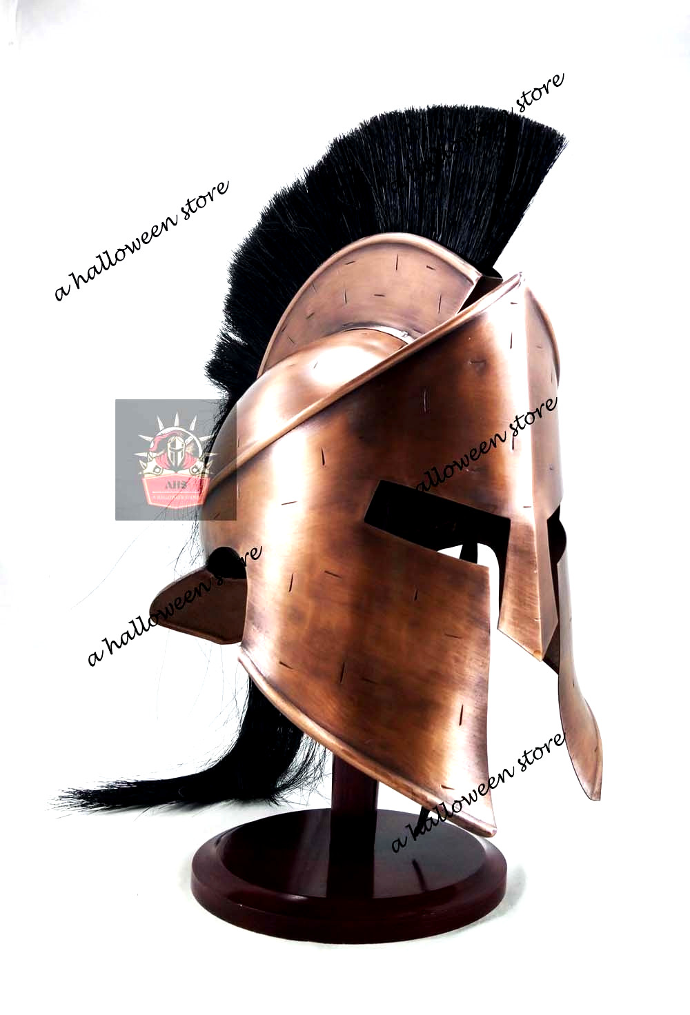 Spartan Helmet Ancient Greek Warrior Medieval Battle Armor Costume Cosplay Prop