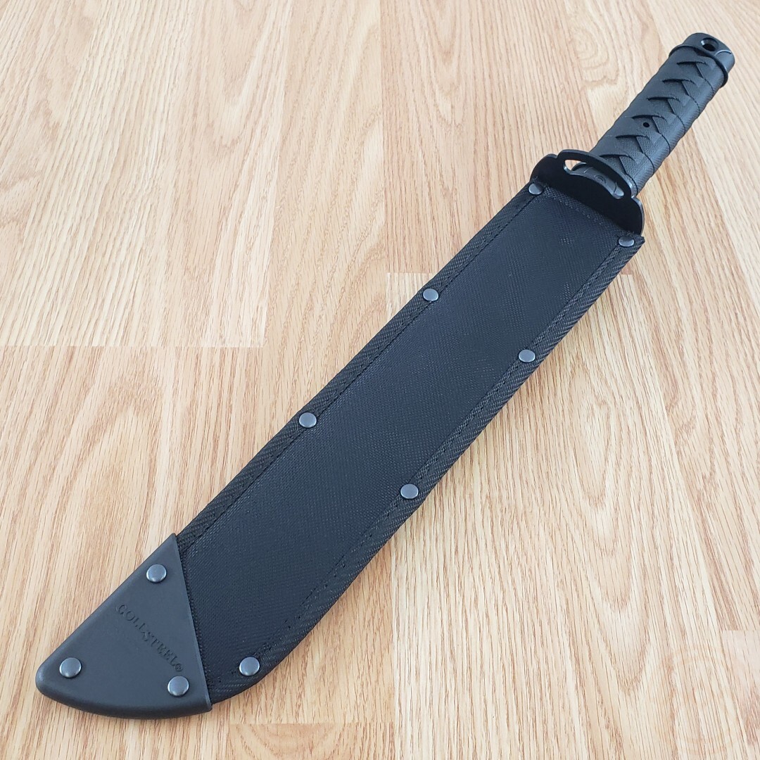 Cold Steel Tactical Machete 13″ 1055HC Steel Tanto Blade Polypropylene Handle