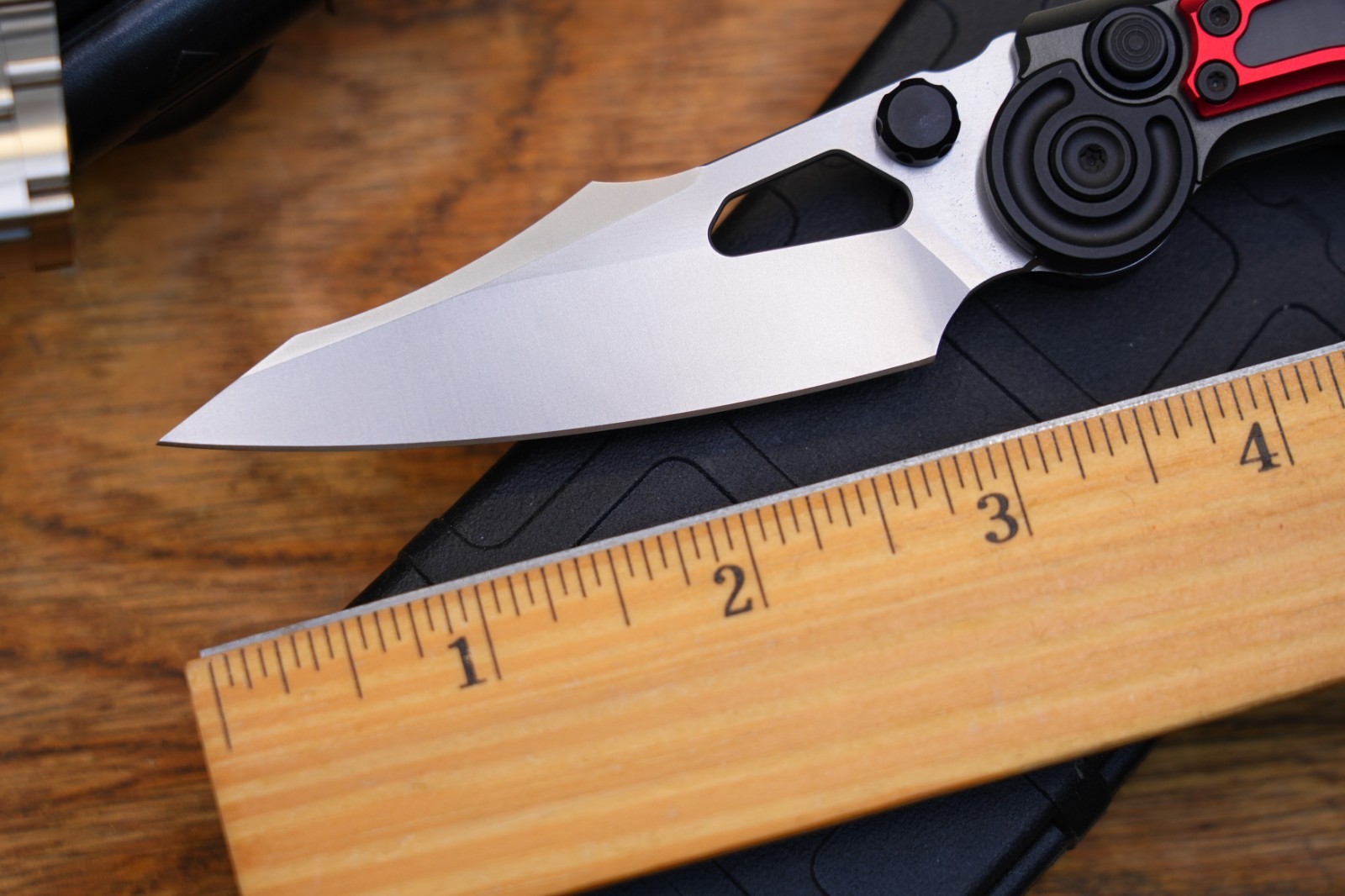 NOC MA01 M390 NOC Knives Manual Button Lock Folding Knife 2mm Blade Aluminum PC