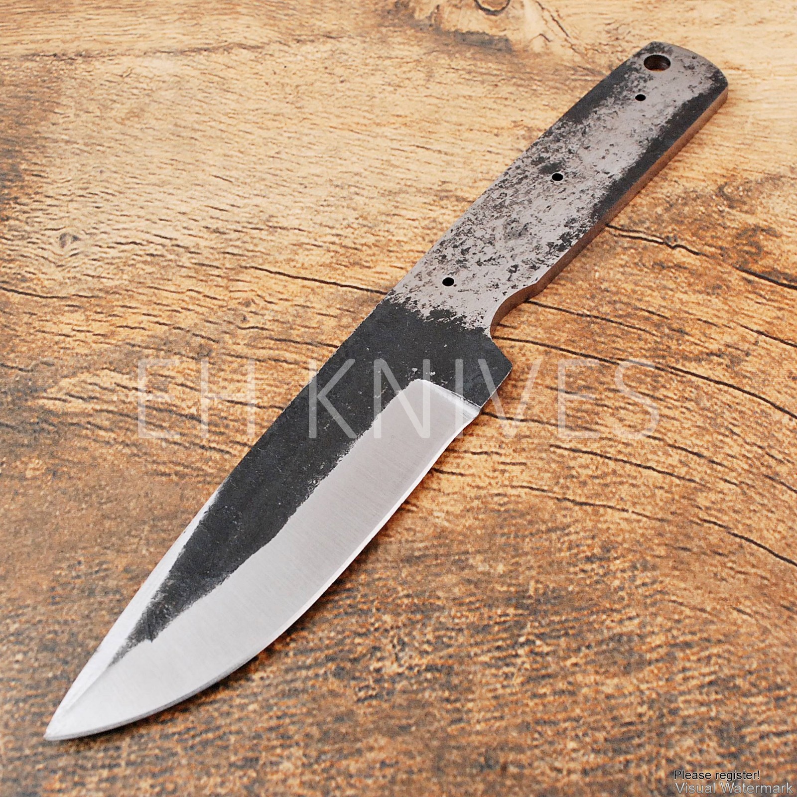 CUSTOM HAND FORGED 1095 CARBON STEEL HUNTING CHEF BLANK BLADE KNIFE 226