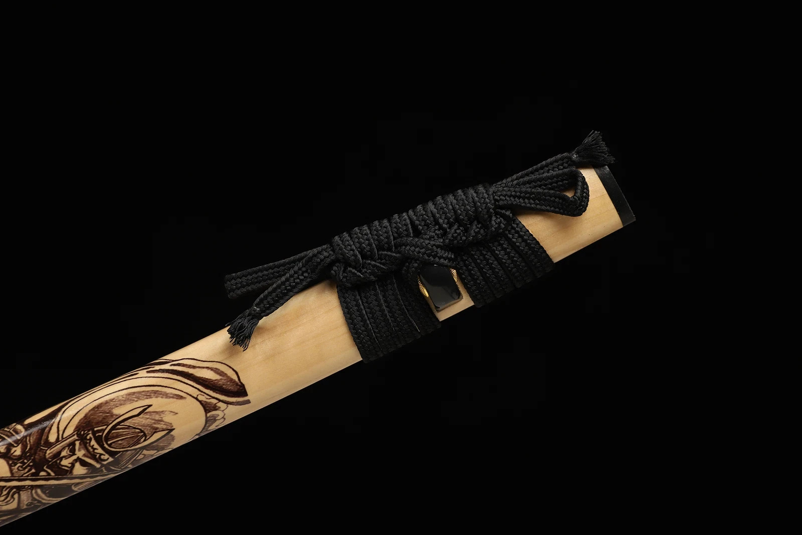 Oni Demon Samurai Katana Sword Clay Tempered T10 Steel Blade Choji Hamon