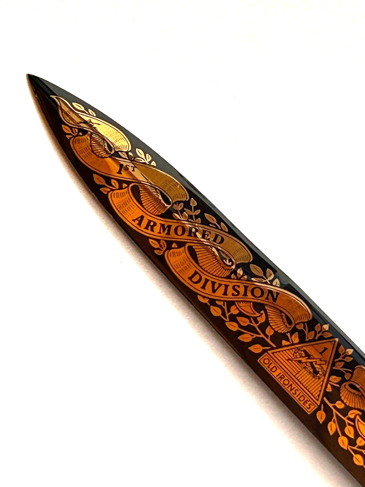 Imperial M3 Tribute Knife, U.S. Army #503 of 1,943 24k Ornate Gold Plated Blade
