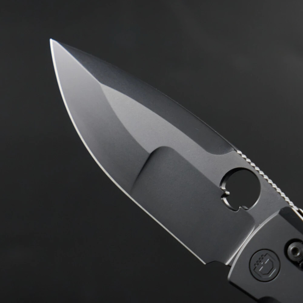 Daggerr Knives Nightmare Folding Knife 3.88 Magnacut Steel Blade Titanium Handle