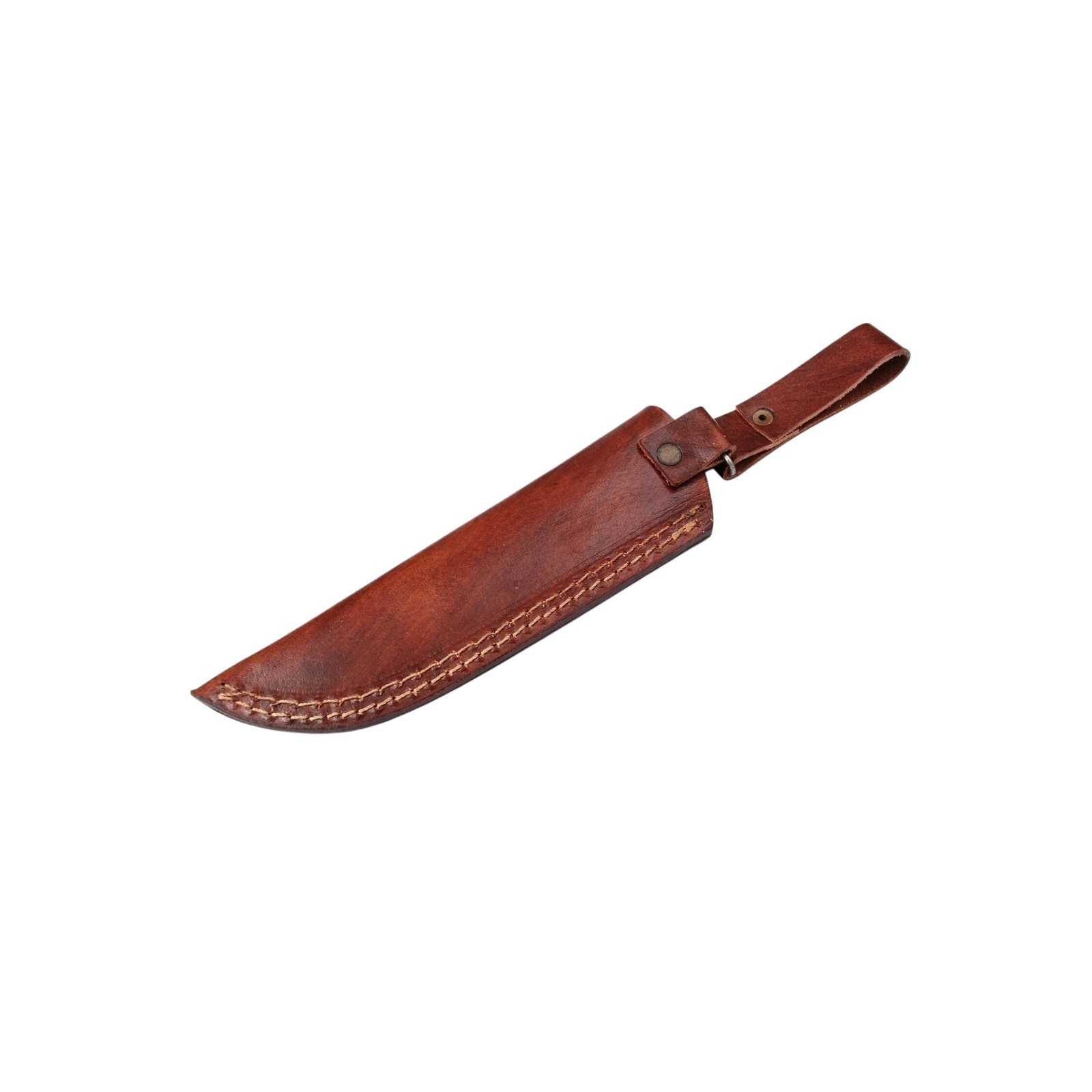 Shard Collectible Hand Crafted Brown Leather Sheath for Ka-Bar Fixed Blade Knive
