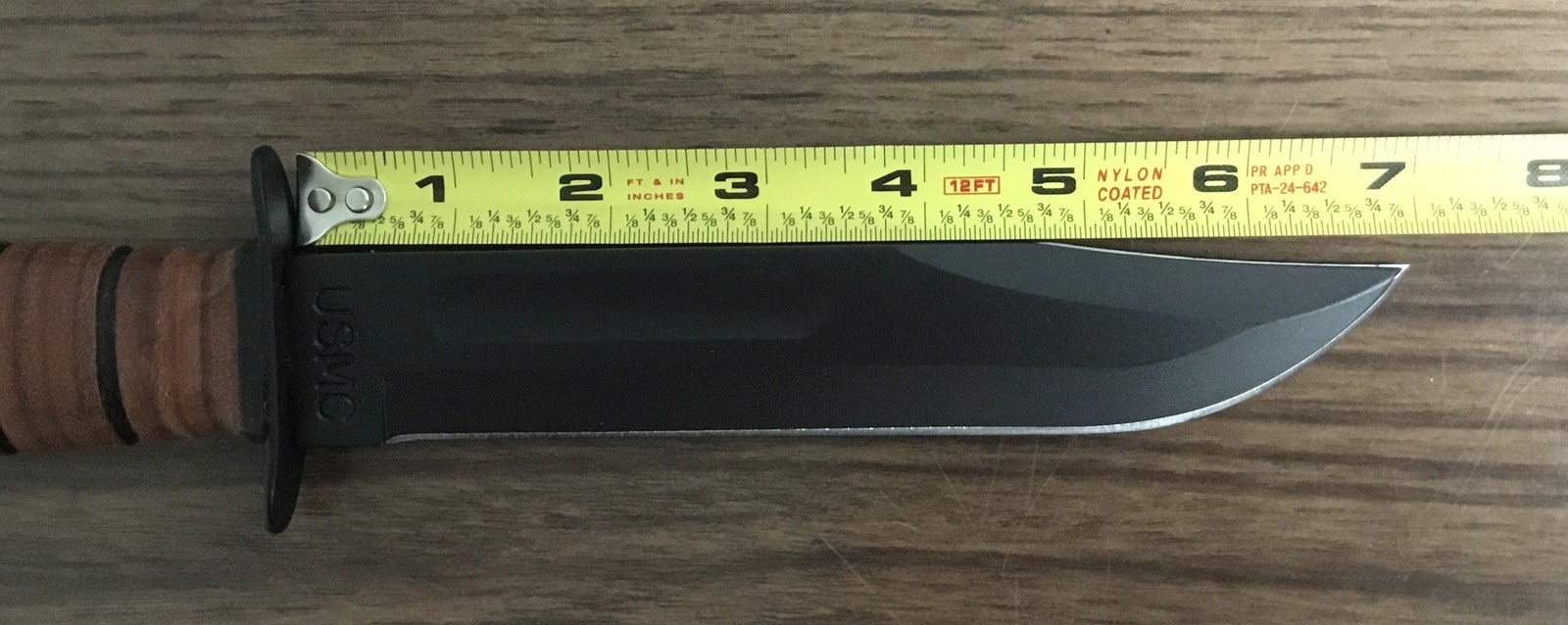 Vintage Ka-Bar U.S.M.C. Fighting Knife 1217 W/Sheath. NOS IN BOX WITH PAPERS