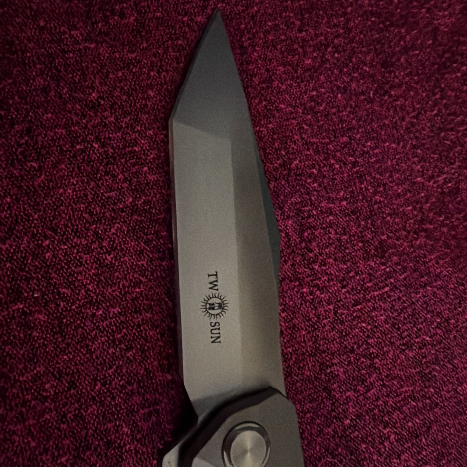 TwoSun gray titanium handle used no box