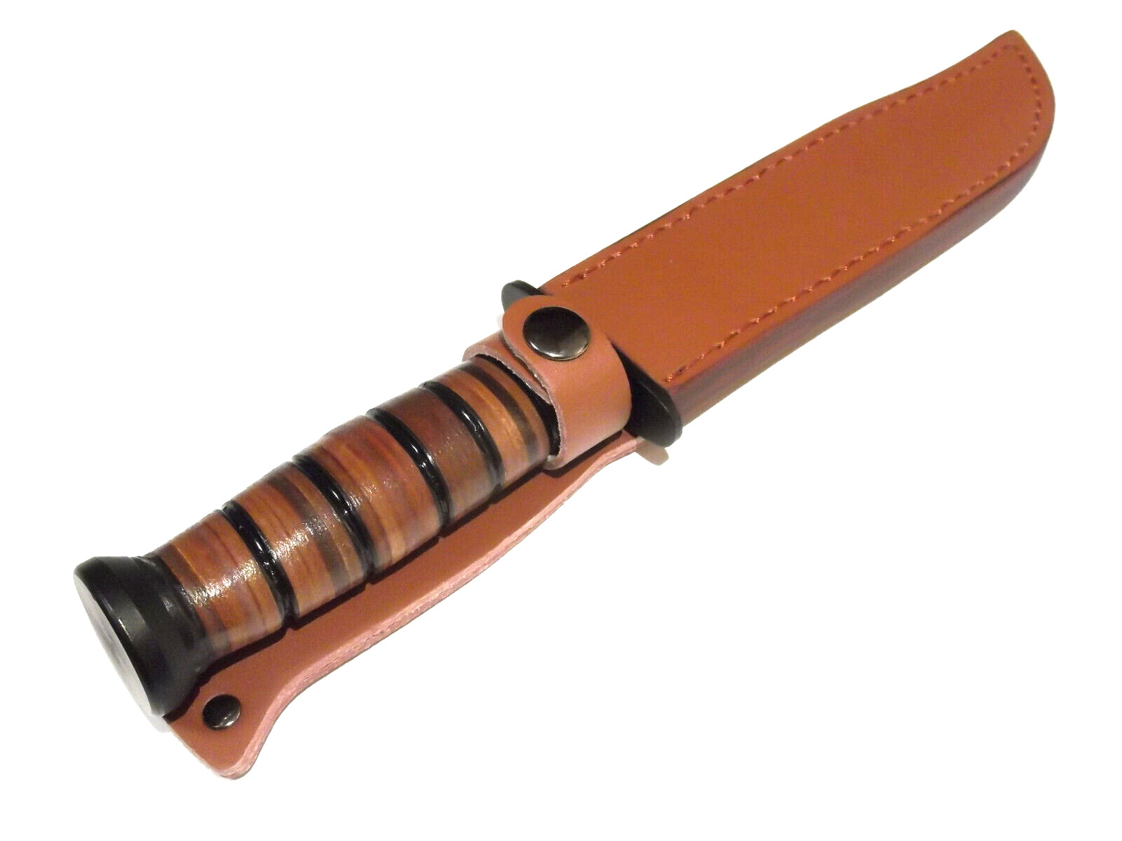 USMC style Military Combat Fighter leather fixed blade knife 12″ overall 211134