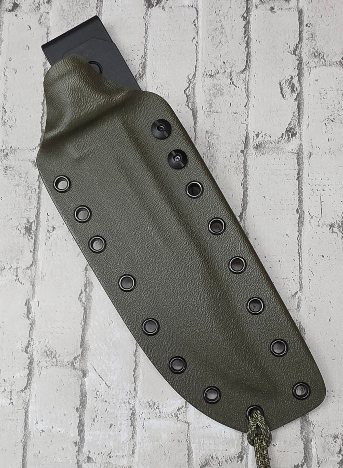 KYDEX SHEATH for KA-BAR 1217 USMC FIGHTING KNIFE, DROP CLIP, HAND MADE, KAKY488