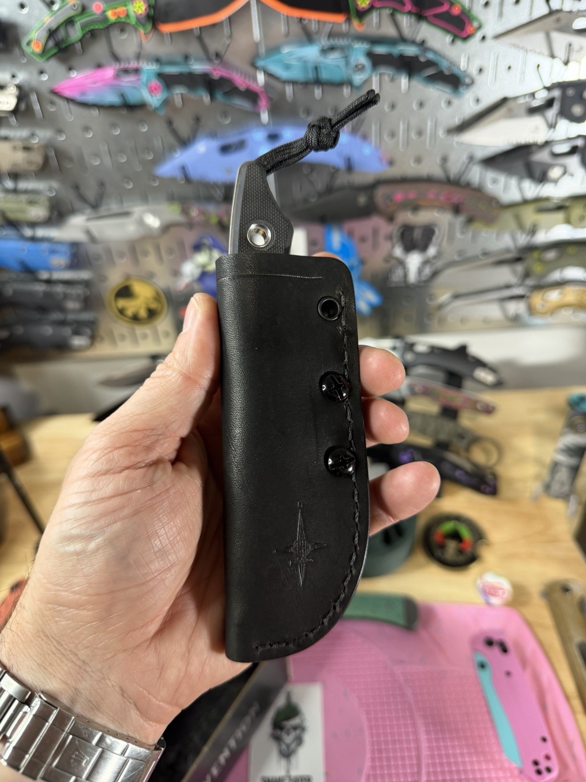 HERETIC KNIVES KOBOLD BOWIE KNIFE BATTLEWORN BLACK