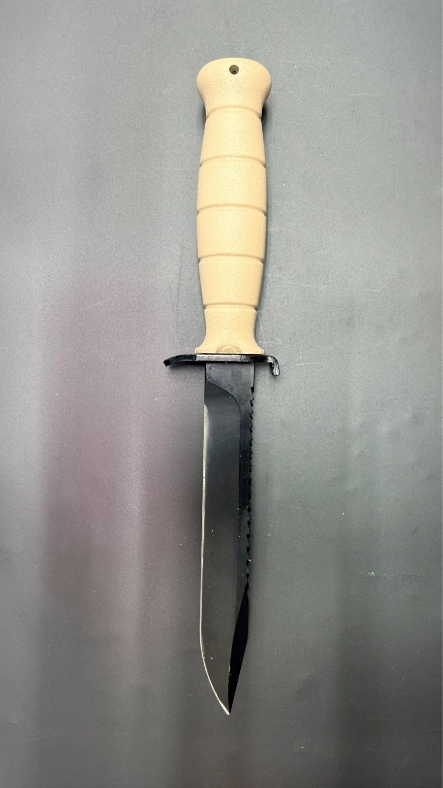 Glock Field Knife 81 Austria Sawback Fixed Blade Tan Sheath Used