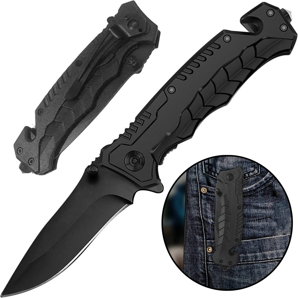 Folding knife pocket knife Spring open Assist survival hunting tactical knife US