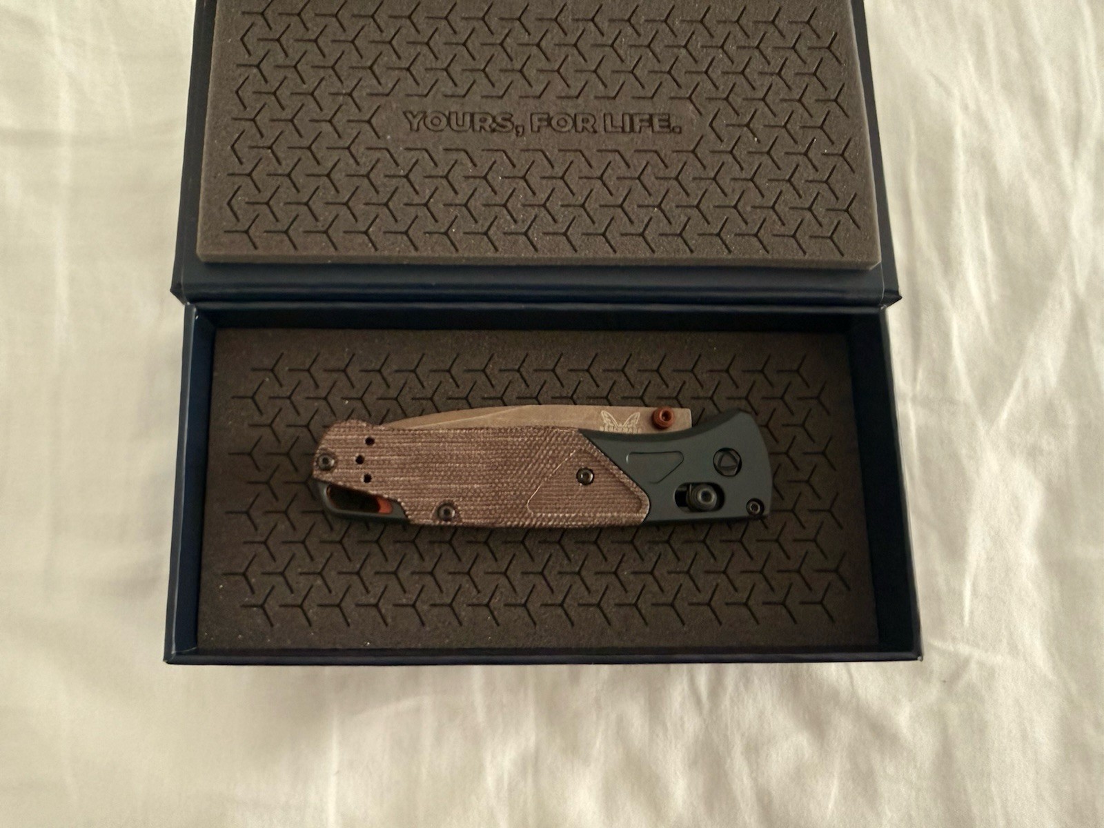 Benchmade 535FE-2602 Bugout AXIS Drop Point Taiga Green S90V FDE New USA