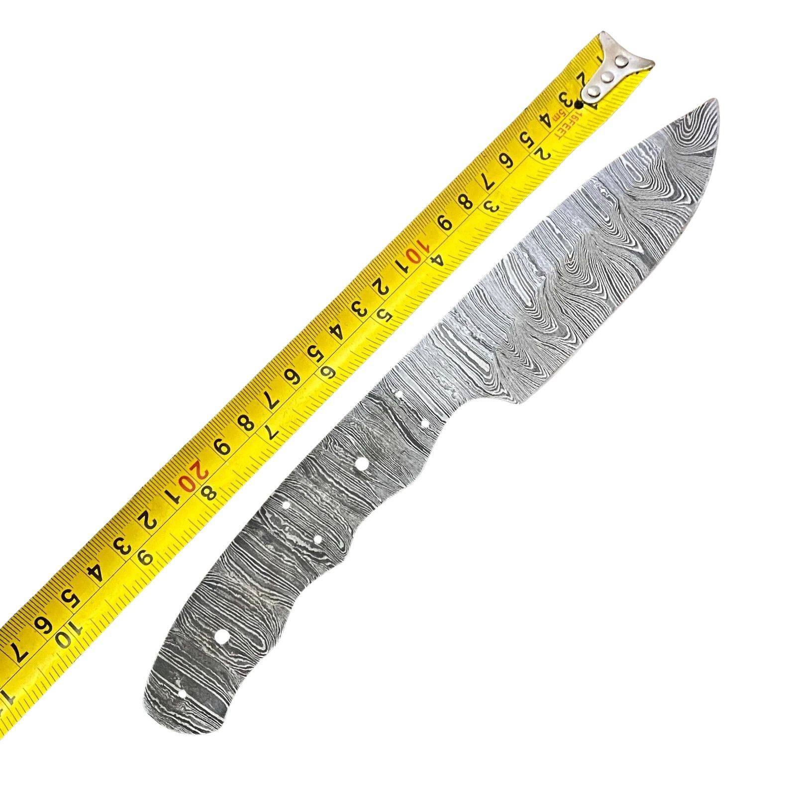 Premium Custom Damascus Knife Blank Crafting Tool Custom Gift DIY Blade Making
