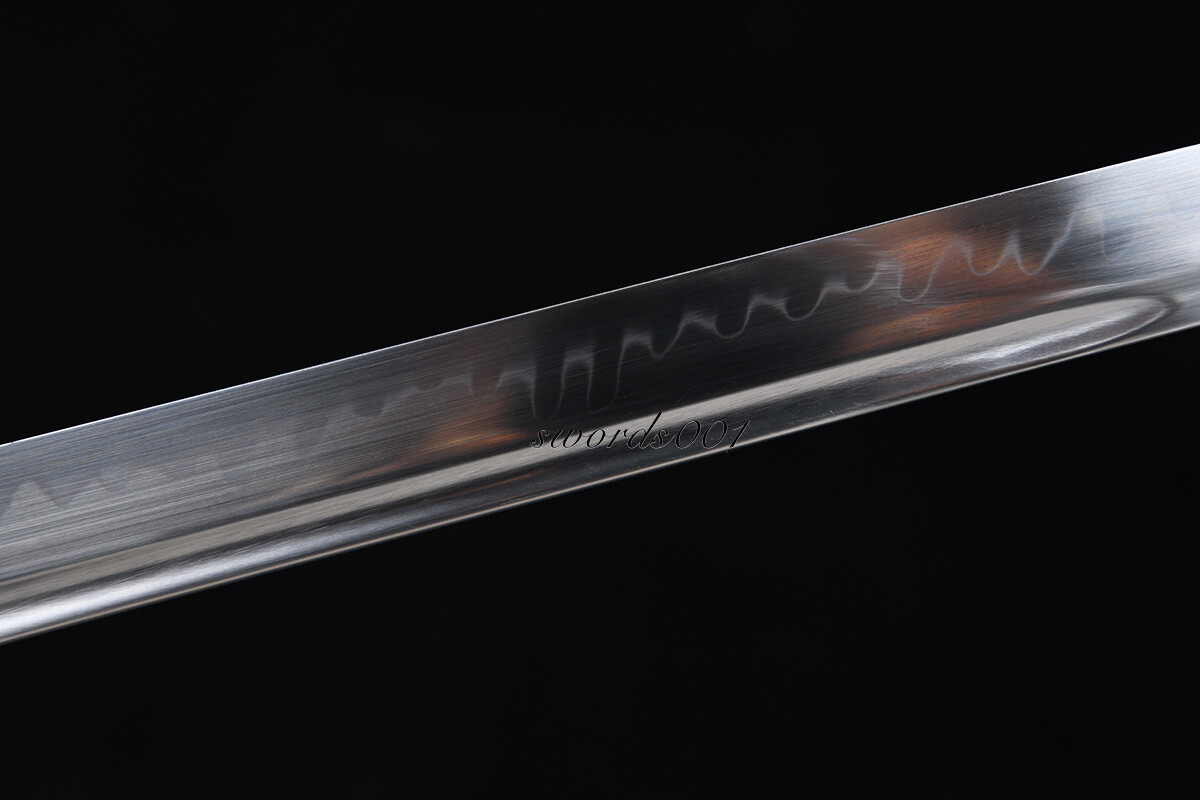 Bamboo-joint Style Shirasaya Sword T10 Japanese Samurai Katana Clay Tempered