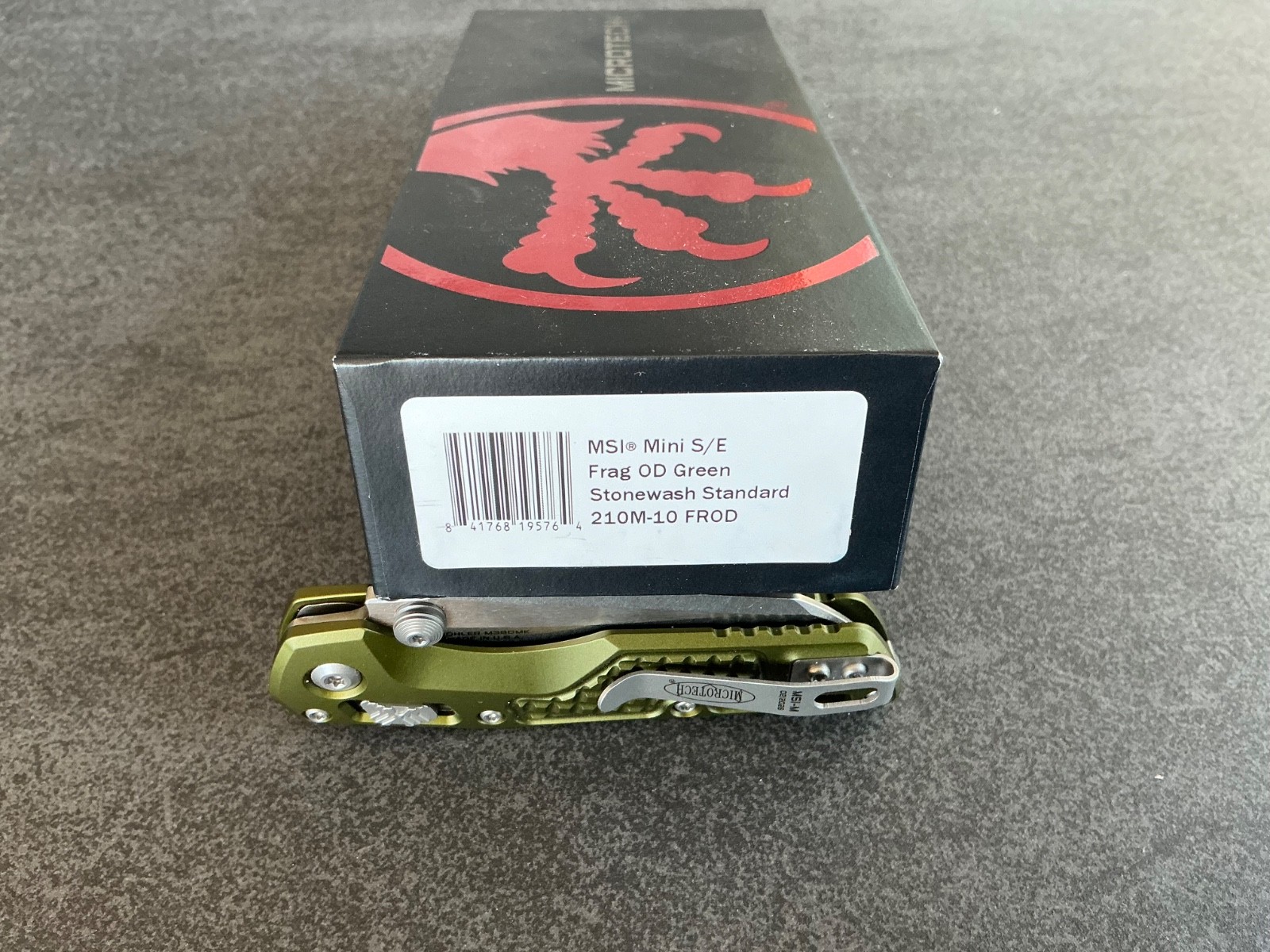 Microtech MSI Mini S/E Frag OD Green Ram-Lok Manual