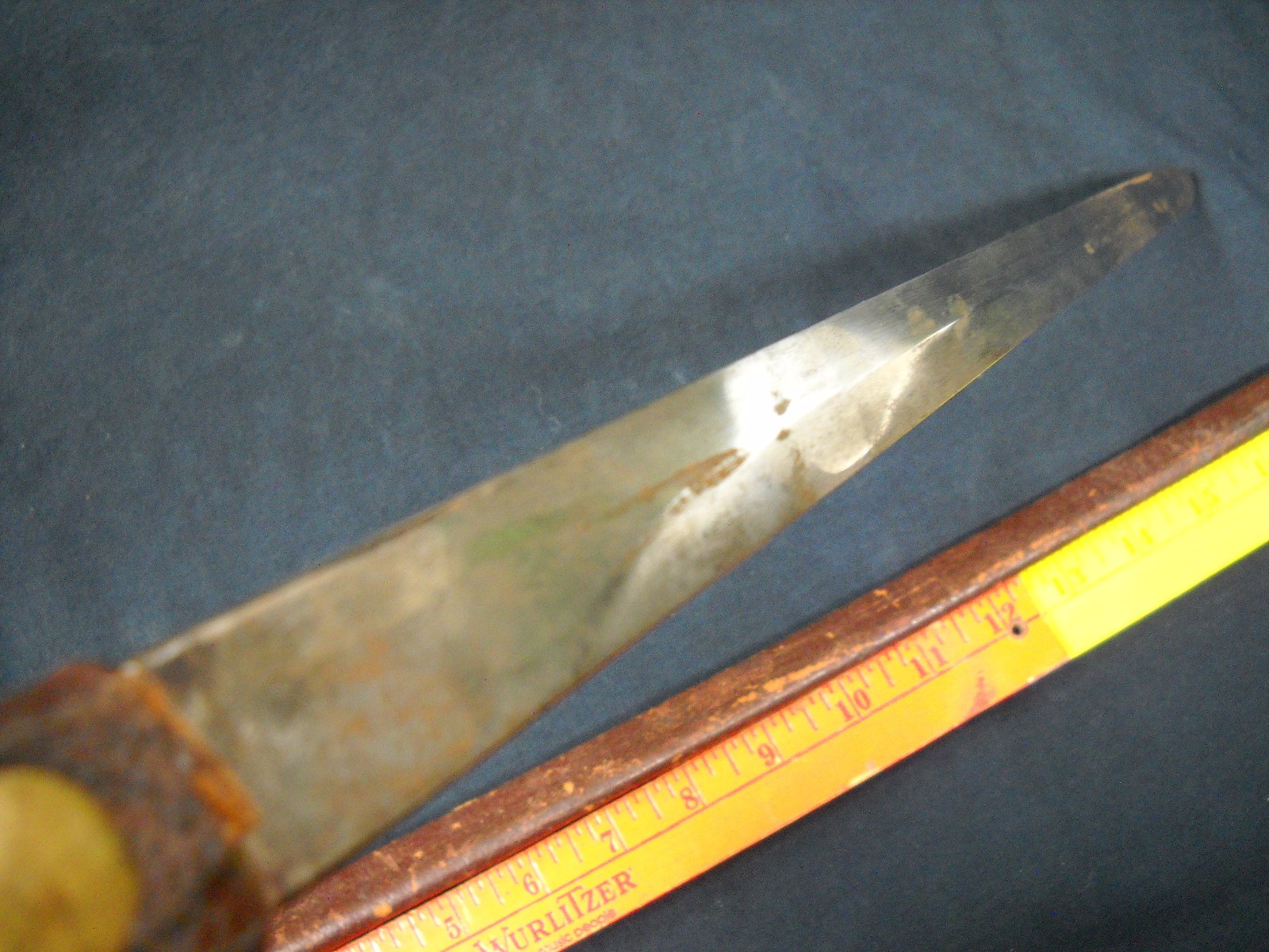 18th Century Small Short Sword Hand Forged Leather Wrapped High Carbon Steel