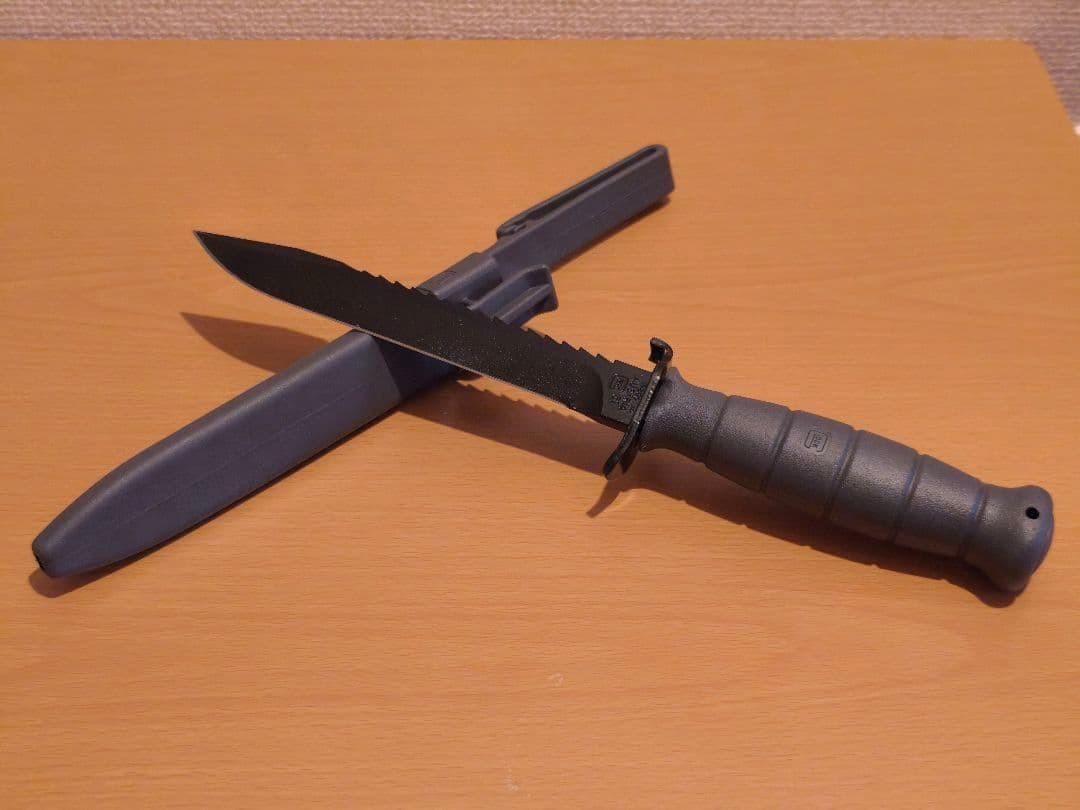 GLOCK M81 Knife Gray Fixed Blade High Carbon Steel