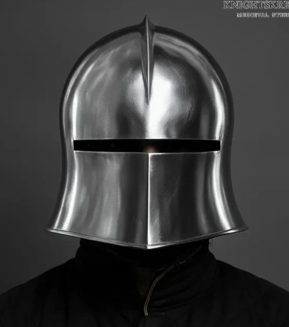 Medieval Steel Knight German Sallet Helmet Warrior Gothic Helmet-Larp, Cosplay