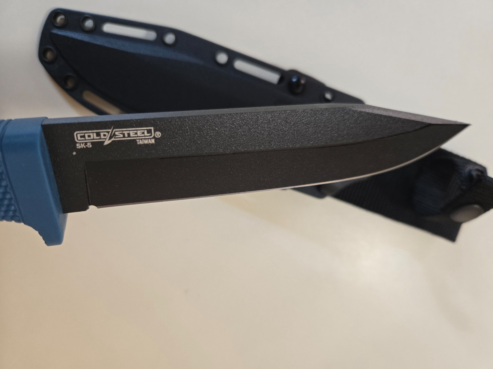 Cold Steel SRK Blue BladeHQ exclusive SK5 Knife w/ Sheath
