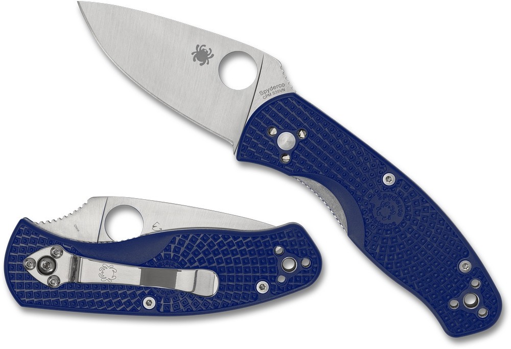 Spyderco Persistence Lightweight Blue FRN Handles CPM S35VN Steel, C136PBL SALE