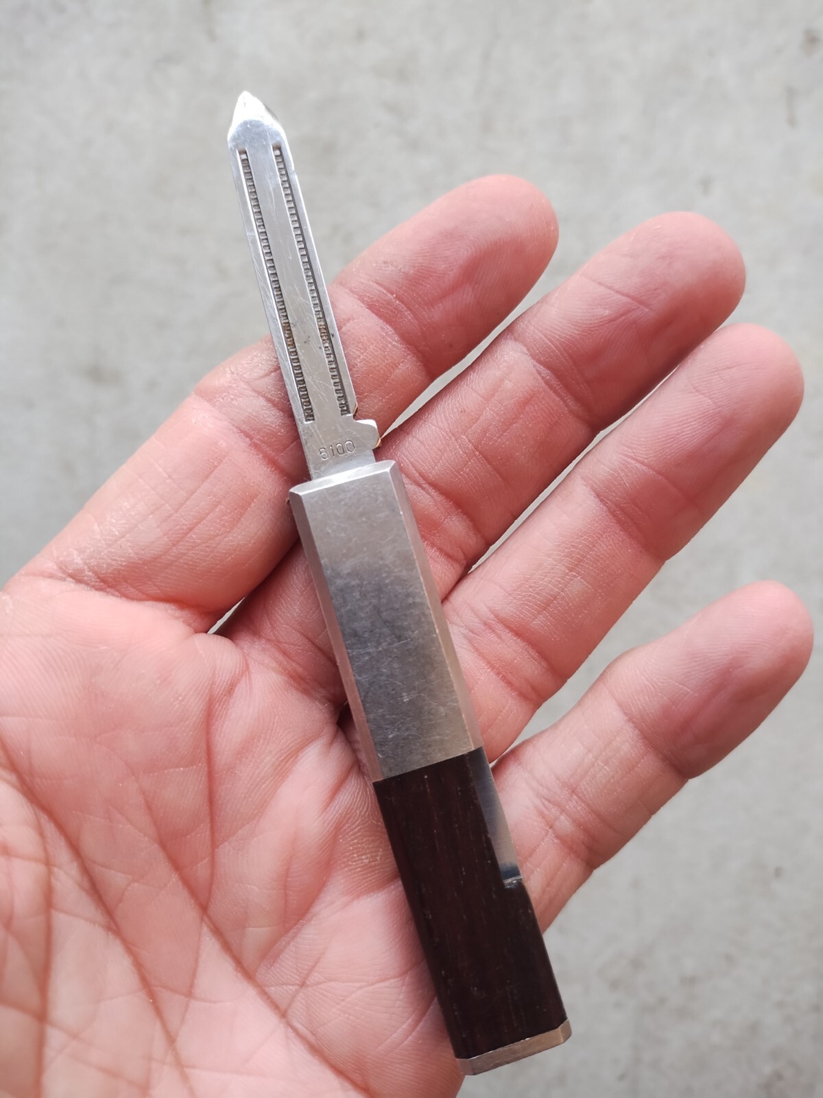 VINTAGE KERSHAW KAI #6100 KNIFE WITH FILE MADE IN JAPAN, 2.75″ CL., EXCELLENT