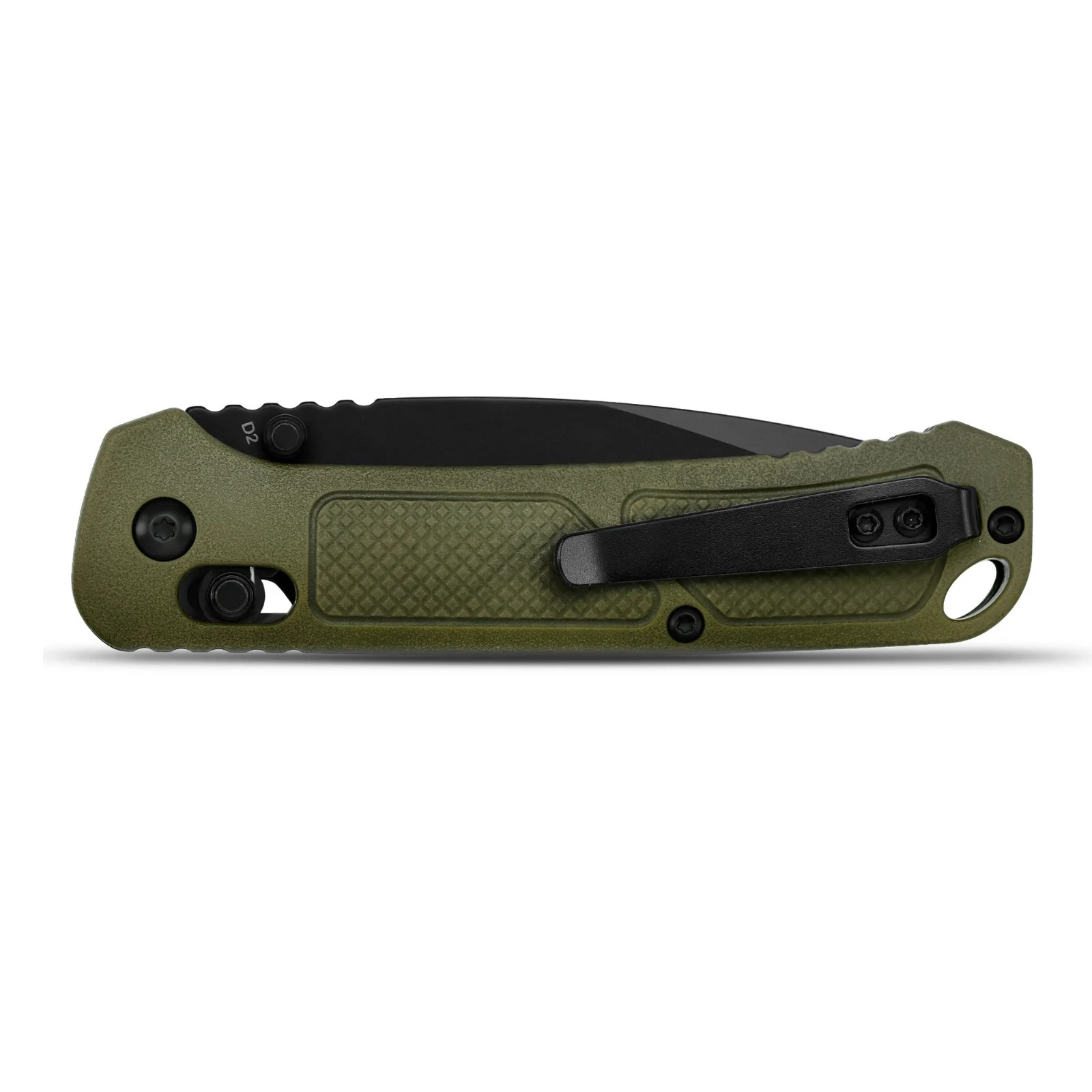 Ozark Trail 7.5 inch Folding Knife,D2 Blade,Ball Bearing,OD Green Handle, Slide