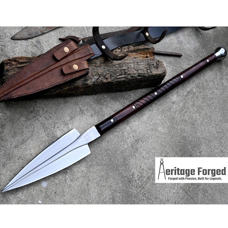 Custom Handmade Carbon Steel Blade Viking Machete Sword | Hunting Sword Camping