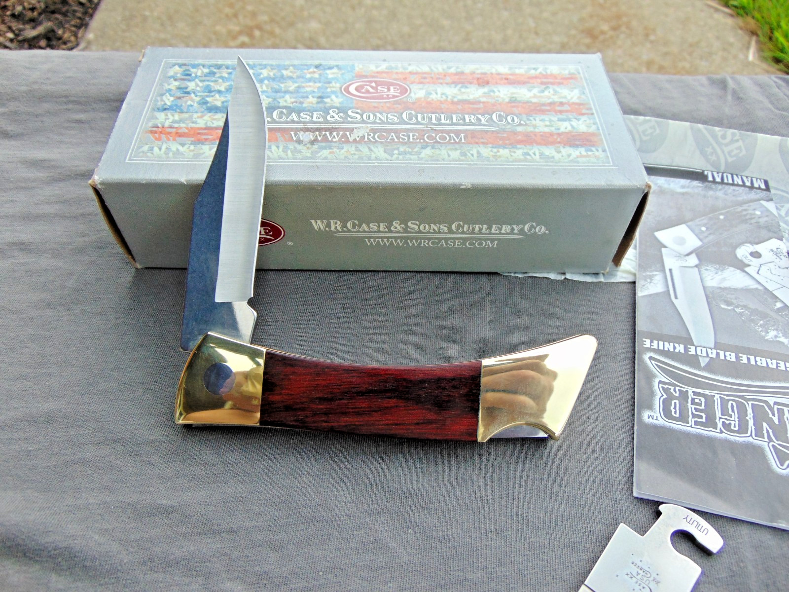 (Unused) – Case XX Changer Knife rosewood Handle w/ Original Box very nice. nos