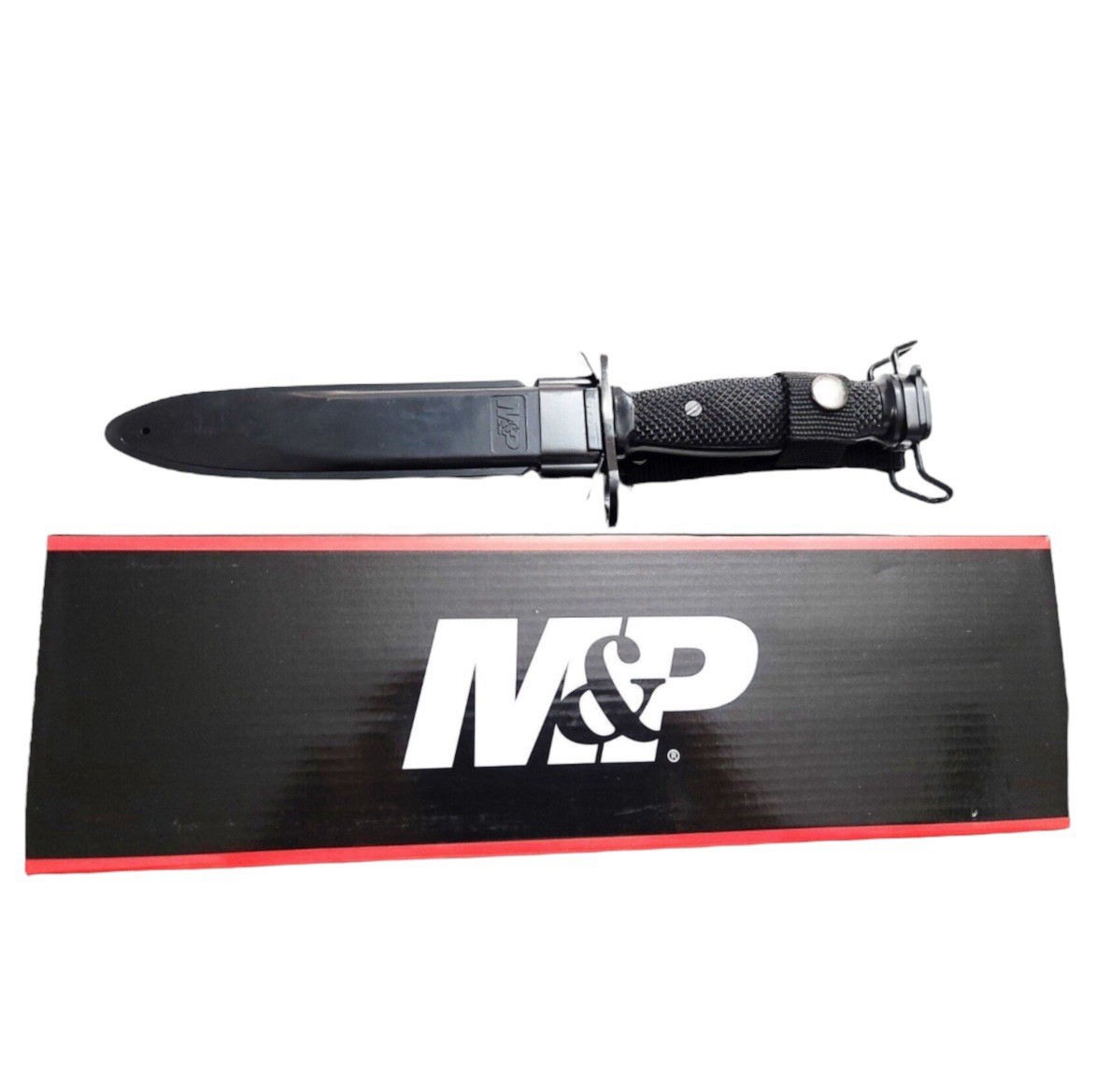 Smith & Wesson M&P Fixed Knife 6.5″ Stainless Steel Double Edge Blade ABS Handle