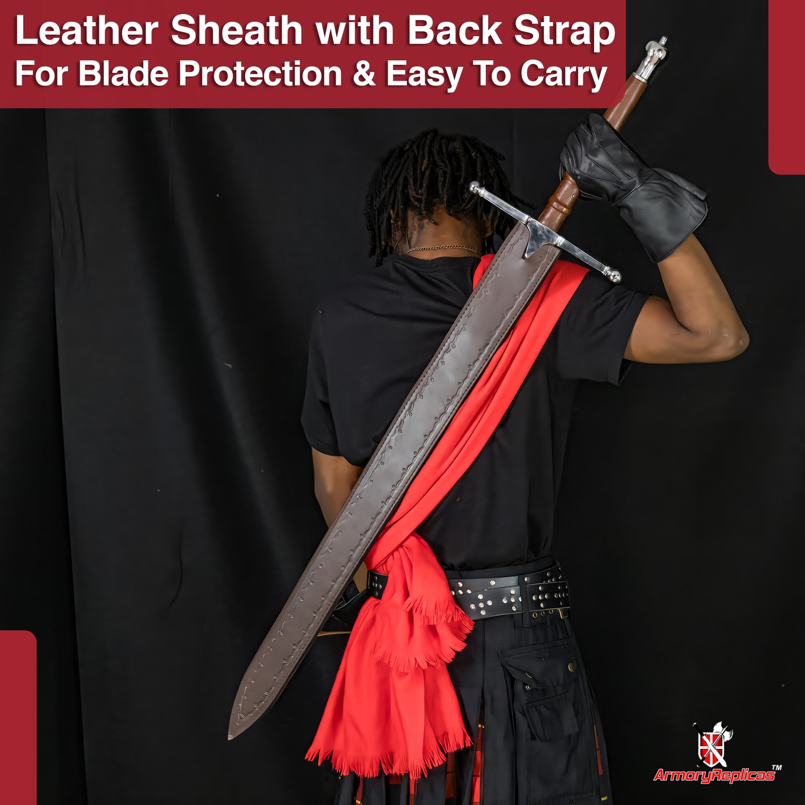 Deluxe Scottish Great William Wallace Claymore Sword Collectible