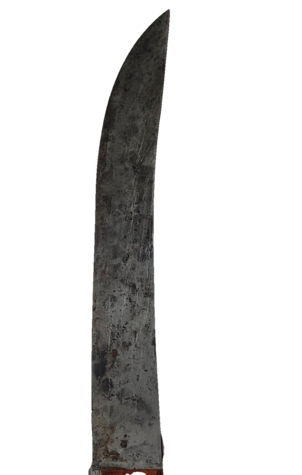 Apache Style Fighting Knife Custom Blade, Custom Leather Sheath VTG Reproduction