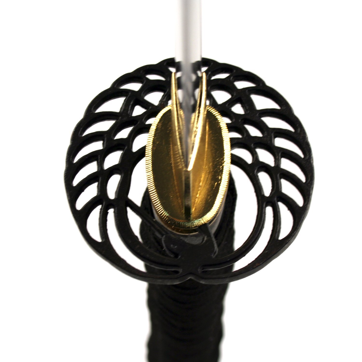 REAL 40.5″ Full Tang 1045 Carbon Steel Blade Samurai Sword Katana Crane Tsuba