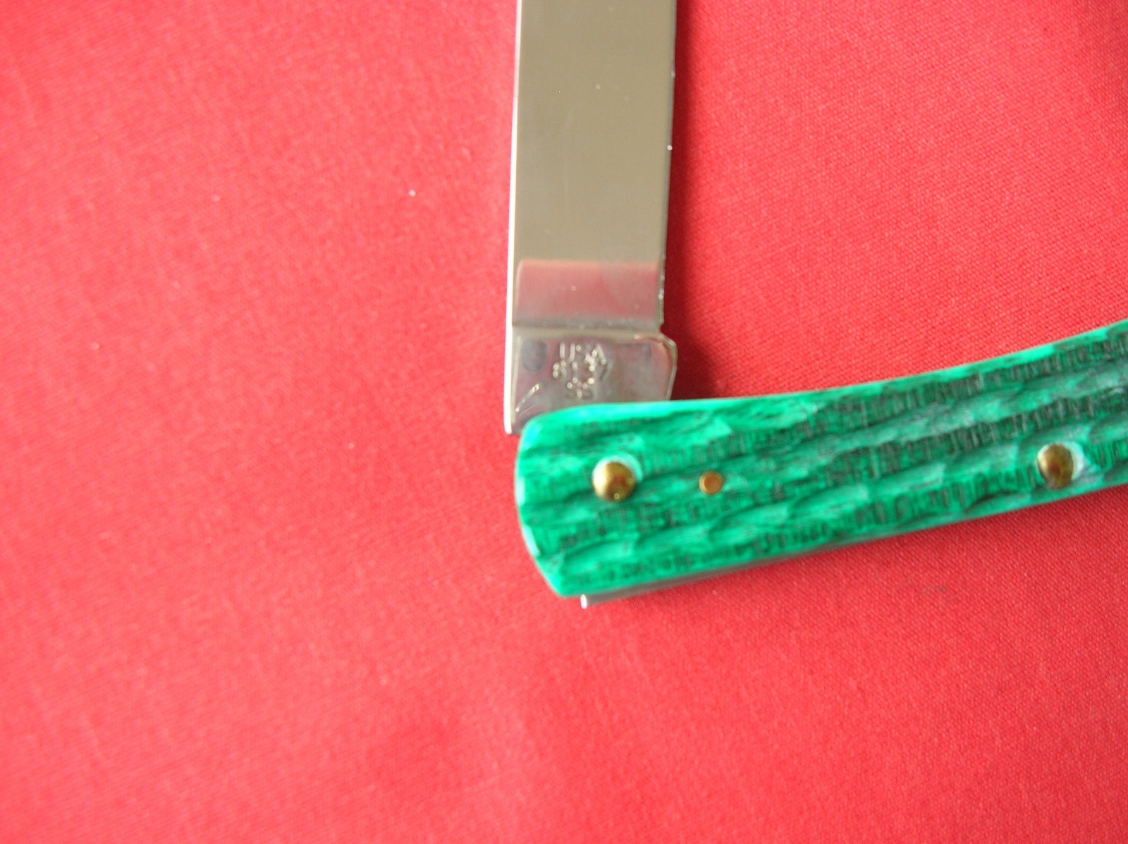 CASE XX SODBUSTER JR. JADE KINFOLK JIG BONE HANDLES 2022 KNIFE 1