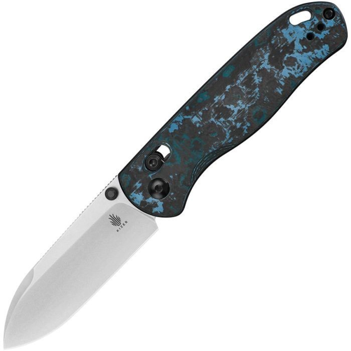 Kizer Drop Bear Ki3619A2 Elmax Arctic Storm FatCarbon Clutch Lock Knife NEW NIB
