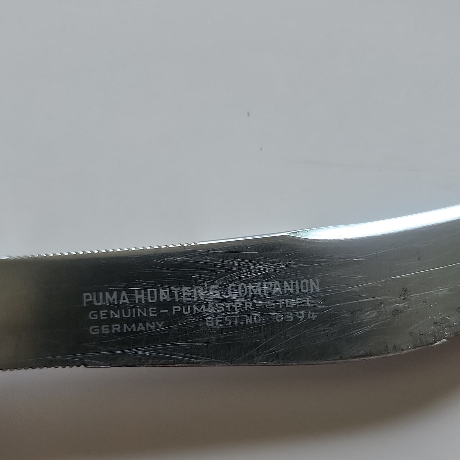 PUMA Hunter’s Companion 6394 Clip Point 4.1-5in Stag SS Knife Sheath Box