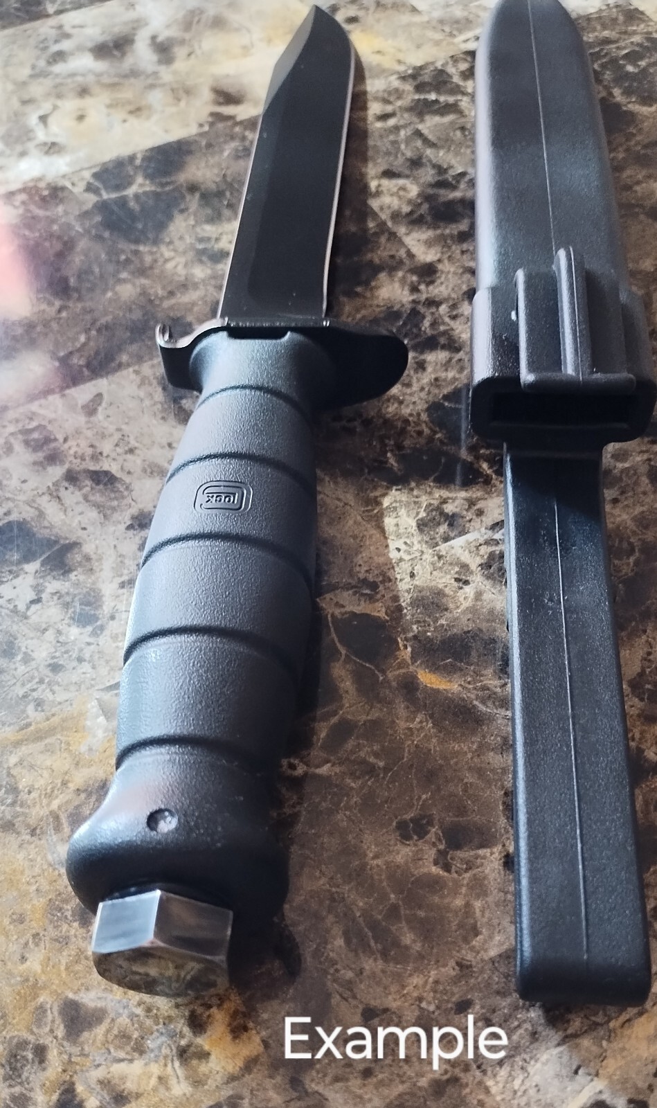 ! Glock Field Knife MODIFICATION SERVICE Steel Hammer Pommel Breaker Cap 81 78