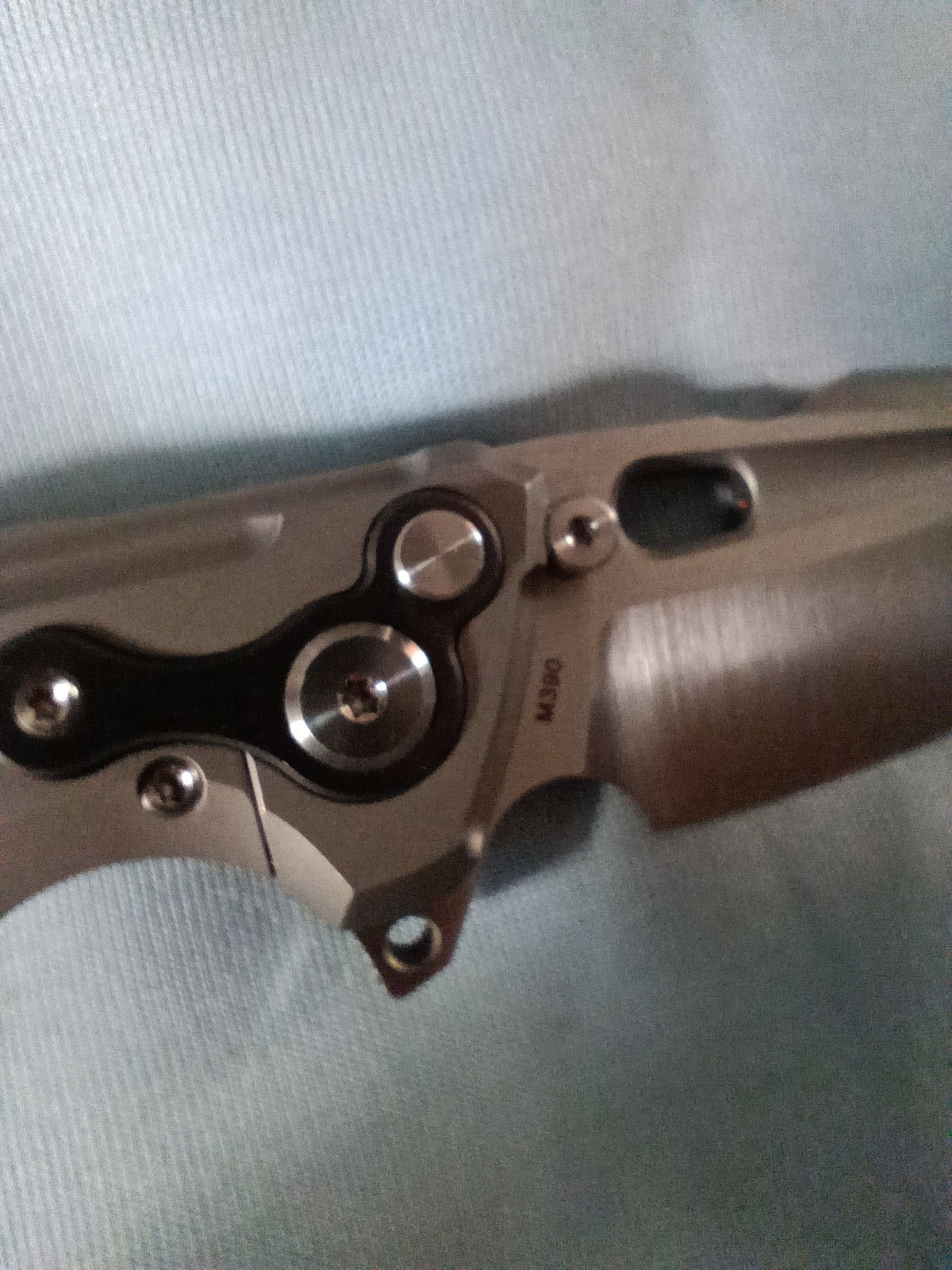 Reate T6000 Titanium Zirconium M390 Bead Blasted Knife Blade Folder Beast