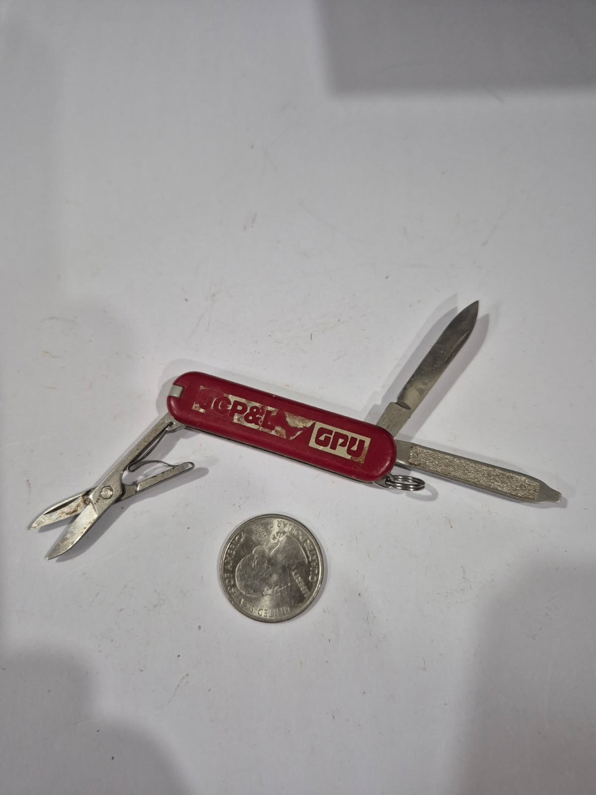 Victorinox Knife Switzerland Swiss Army Mini Multi Tool branded JCPL GPU B12