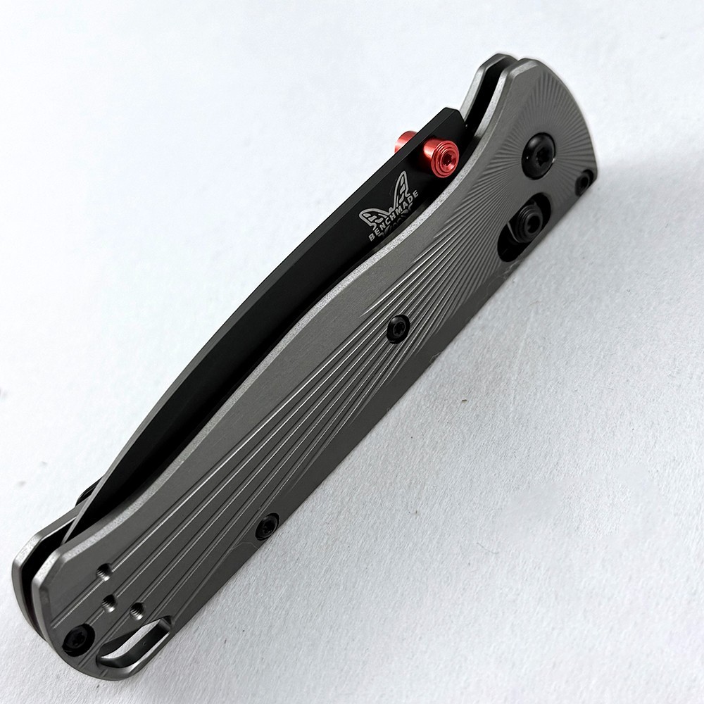 Benchmade Bugout 535BK-4 M390 Stainless Steel Gray Aluminum Handle Folding Knife