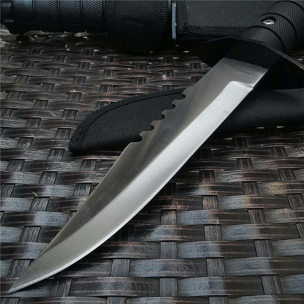 11″ Army TACTICAL SURVIVAL Survival Camping Fixed Blade Hunting Knife Bowie