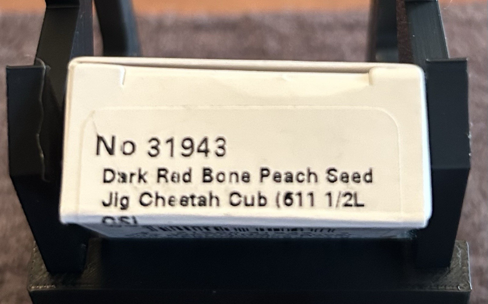 🔥Case XX 2026 Dark Red Bone Peach Seed Jigged Cheetah Cub 31943🔥