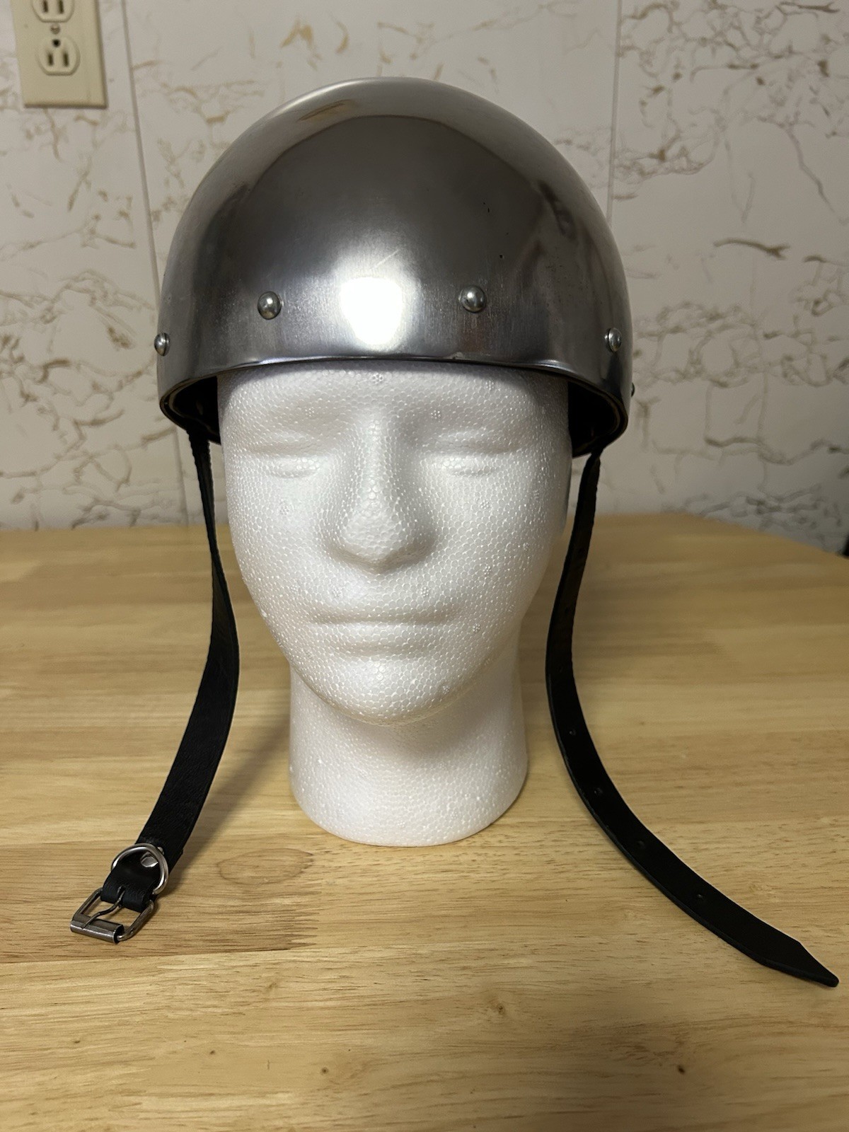 Skull Cap Cervelliere Helmet 2mm Steel Medieval Battle Ready