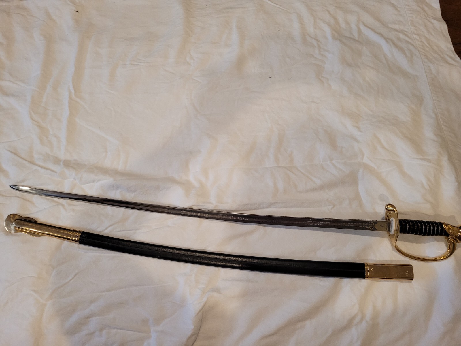 Atlanta Cutlery United States Marine Ceremonial Dress Sword & Scabbard USMC 32″