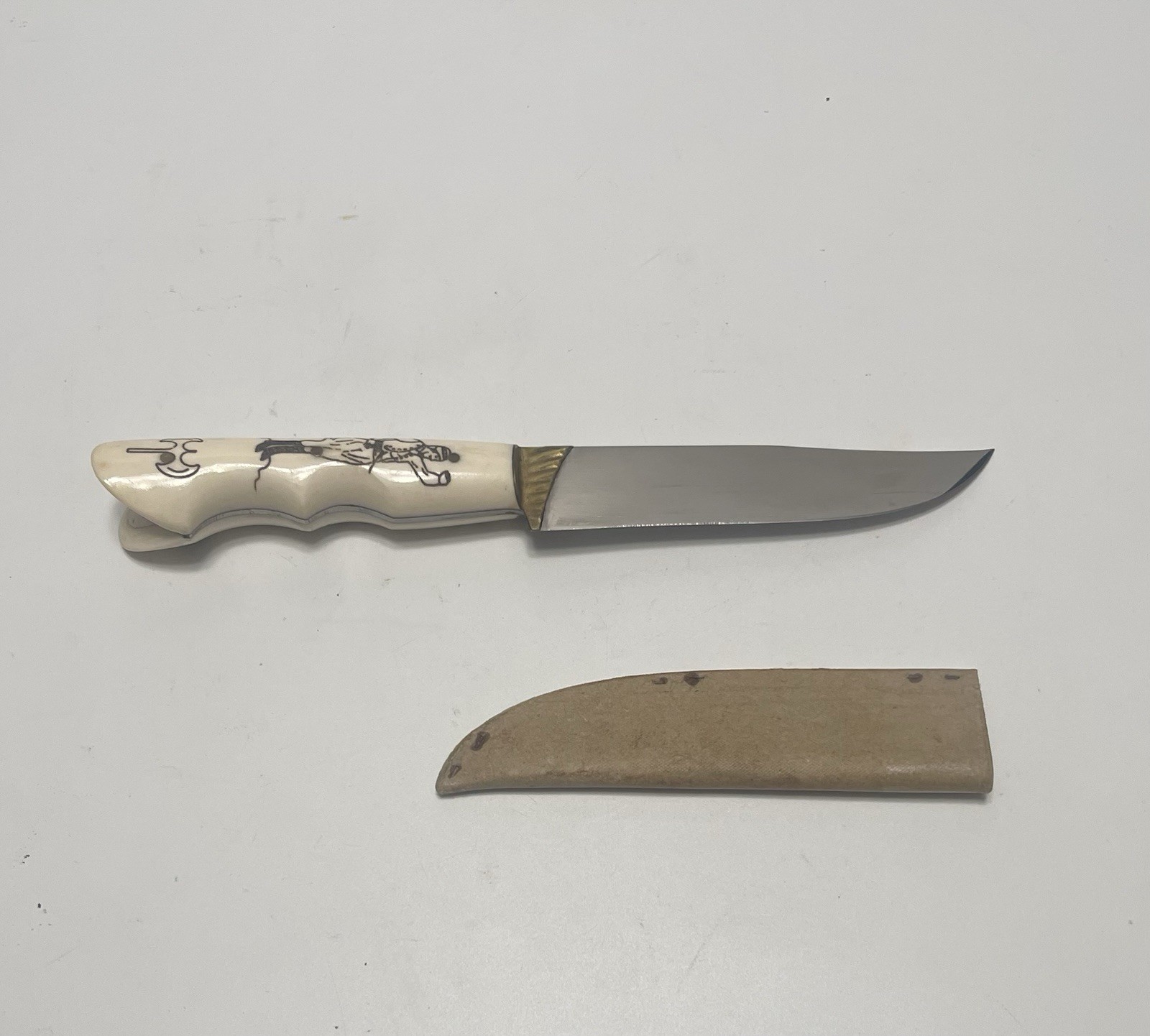 Original Greek Cretan Handmade Knife , Vintage Collectible , MINT