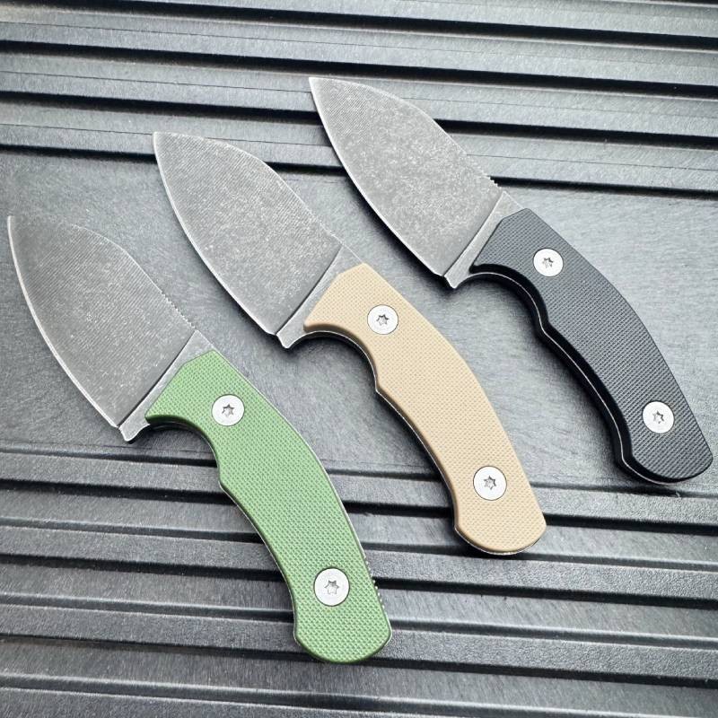 5.5″ Fixed Blade Neck Knife Tactical Hunting Knife Survival Military Fixed Blade