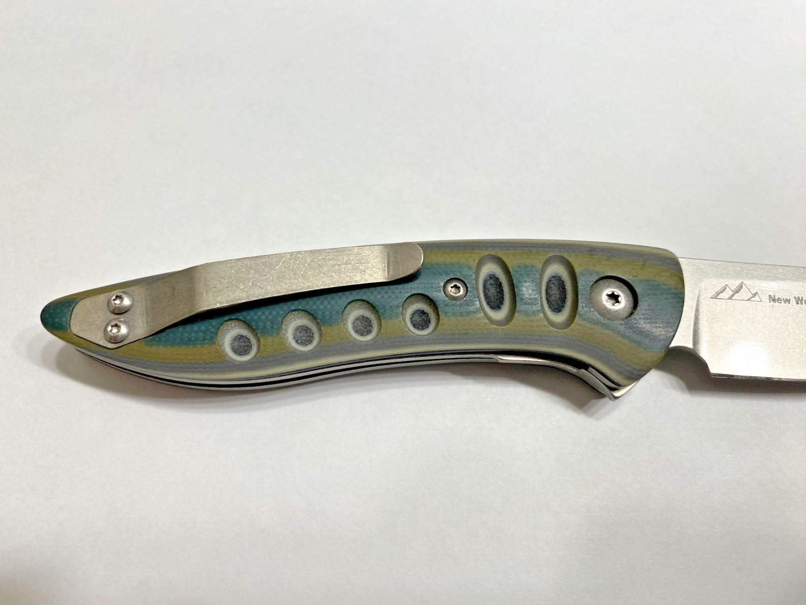 New West KnifeWorks Glory Folder Pocket Knife Lichen