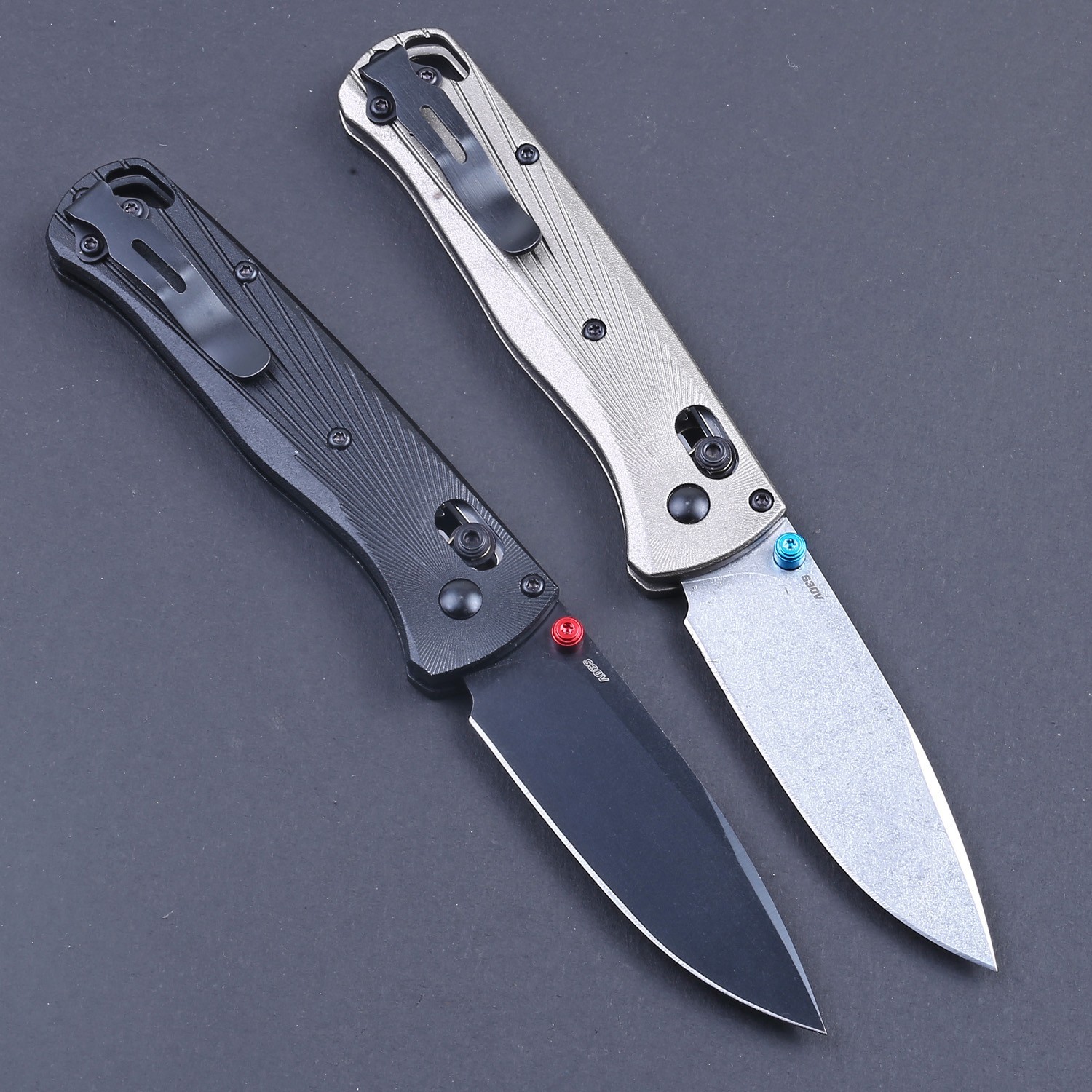 Black Aluminum Handle Light Weight Edc Camping Outdoor Pocket Folding Knife