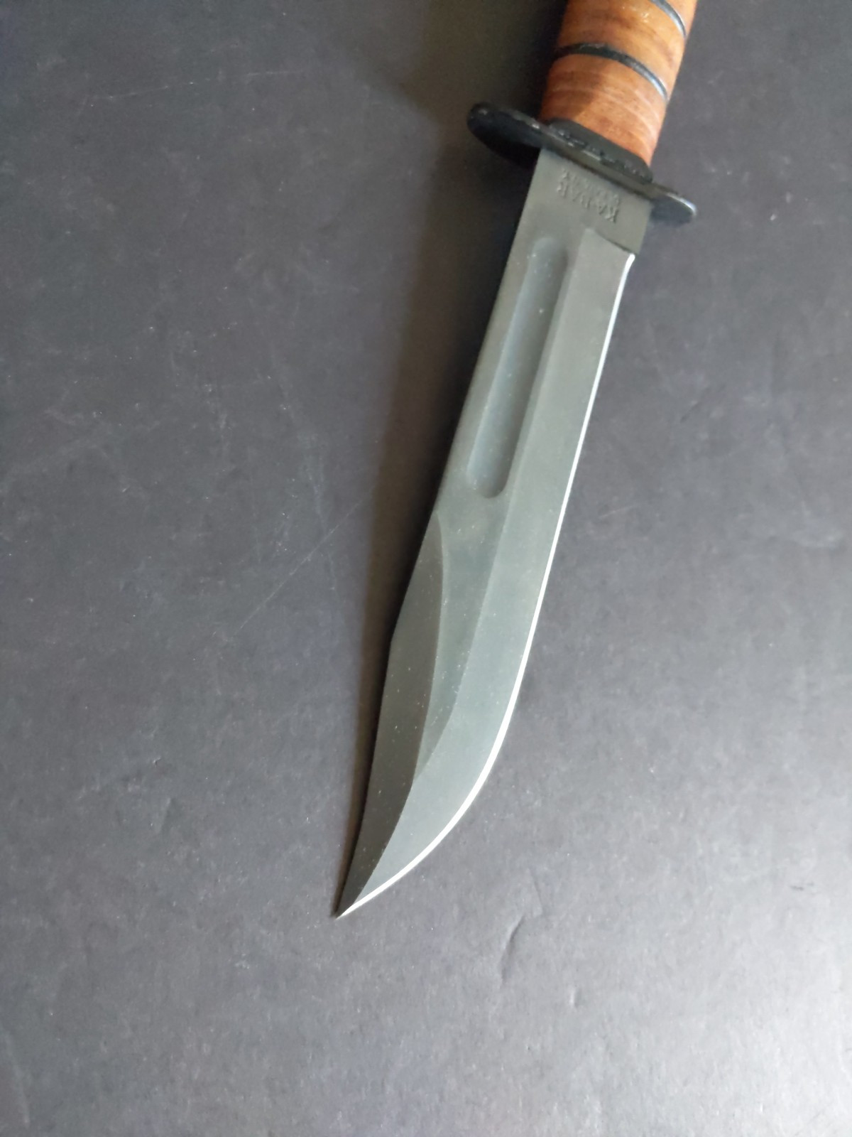 USMC KA-BAR 1217 World War II 50 Fiftieth Anniversary Edition Fighting Knife USA